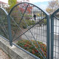 Barrière sécurisée | Barrière sécurisée Horizon en acier avec grille de protection