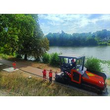 Enrobé à liant végétal translucide décarboné | Végécol