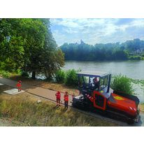 Enrobé à liant végétal translucide décarboné | Végécol