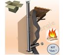 Kit Extérieur Modulable Tubage Isolé pour Conduit de Fumée | TEN