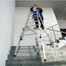 Echelle double en aluminium | GENTNER ET FILS