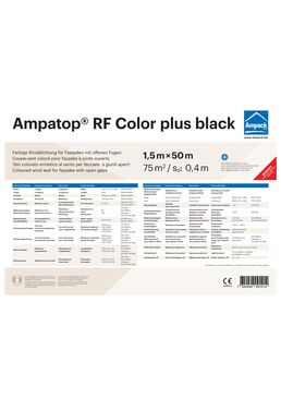 Coupe-vent coloré pour façades à joints ouverts