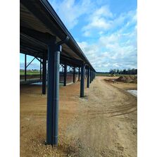 Gouttière robuste en aluminium pour grandes toitures photovoltaïques | G500