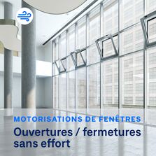 Motorisation à chaîne pour la ventilation naturelle | GEZE Slimchain