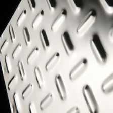 Plaque décorative en aluminium embouti | Métal embouti 