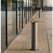 Cendriers sur pied cylindrique en acier ou en inox | Tiby / Vision