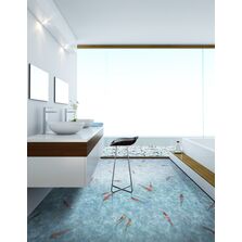 Revêtement de sol vinyle en lés à impression numérique | Moonlight 