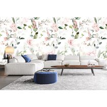 Revêtement mural en tissu Jacquard neutre - Kanvazz UNLIMITED | Embracing Nature - Kolibri