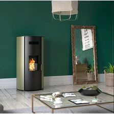 Poêle à granulés rond acier - 8 kW  | ELANCE II 9 