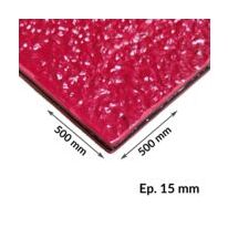 GRIPSOL ROUGE E.15 mm 500 mm x 500 mm SEC SANS PRESENCE D’HUILE | WATTELEZ 