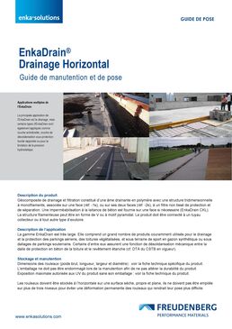 Géocomposite de drainage sous dallage ou coffrage perdu | ENKADRAIN CKL10B