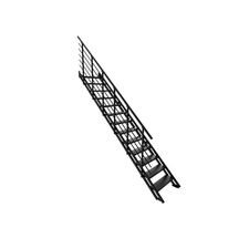 Escalier extérieur NEW YORK 2 droit 12 à 14 marches Métal Embossées | LAPEYRE SERVICES