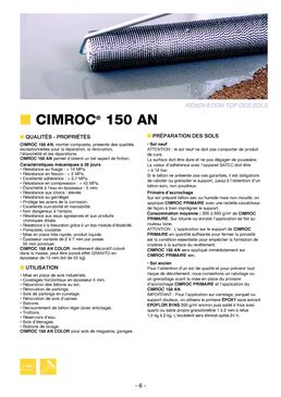 Mortier composite de réparation pour sols industriels | Cimroc 150 AN