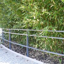 Barrière de protection basse Té | Epure Lisse basse en acier thermolaqué
