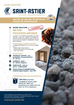 Béton de chaux pour dalle de sol en RDC de bâti ancien | Chaux tradi 100 NHL 5