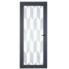 Porte d'entrée Adenora Aluminium Vitrage Siriti | LAPEYRE SERVICES