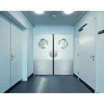 Bloc-porte DAS double action à pivot linteau sans montant EI30 et EI60 | DAS Double Action