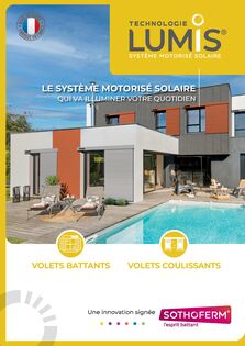 Catalogue LE SYSTÈME MOTORISÉ SOLAIRE QUI VA ILLUMINER VOTRE QUOTIDIEN