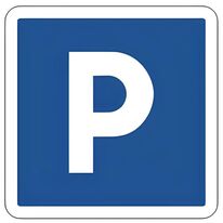 Panneau indication parking gratuit C1a 500 x 500 mm | 1-02-2-036c2