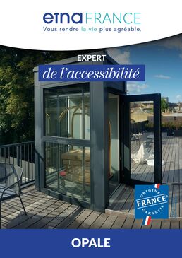 Élévateur PMR | OPALE hydraulique à gaine ou pylône Etna France