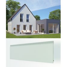 Bardage PVC Lame Large sans jonction - Finition Bois