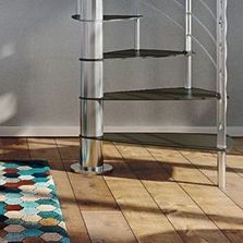 Escalier en colimaçon en fer personnalisable | Lamina