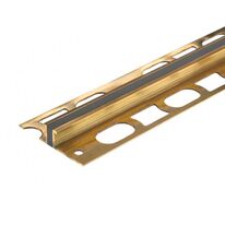 Joint de dilatation pour sols carrelés | CERFIX PROJOINT DIL NTO en laiton avec insert EPDM