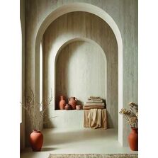 Dalle murale grand format en céramique à base de minéraux recyclés | Krion Undora