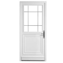 Porte d’entrée PVC blanche vitrée | ARTIGNY sécurité 6 points vitrage retardateur d’effraction
