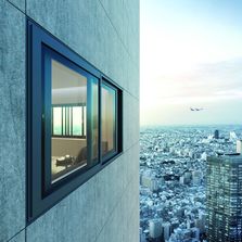 Fenêtre acoustique à vantaux coulissants en quinconce et moustiquaire intégrée | Double Coulissant Soleal