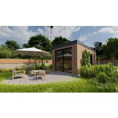 Cube de 11,7 m² – espace de vie – Studio - bureau ou chambre + salle d’eau – extension – espace indépendant