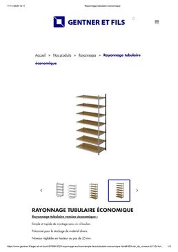 Rayonnage tubulaire pour stockage | Rayonnage tubulaire économique