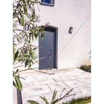 Porte d'entrée traditionnelle en aluminium | CUZCO - Série 713PP