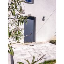 Porte d'entrée traditionnelle en aluminium | CUZCO - Série 713PP