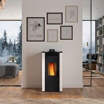 Poêle à granulés carré acier | BALT 6 6,5 kW