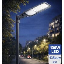 Projecteur LED urbain 100 W IP65 | Luminaire orientable 13 500 lm pour voiries, avenues et espaces publics