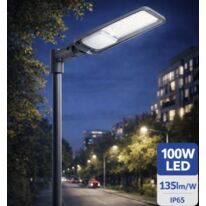 Luminaire LED urbain 100 W IP65 | Éclairage public orientable 13 500 lm pour voiries