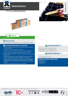 Marche modulaire extérieure MODULESCA®