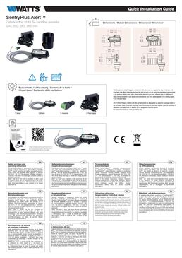 Kit de détection de fuite disconnecteur BA - SentryPlus Alert™