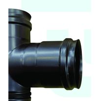 Conduit rigide simple paroi finition noir mat | Prima pellet acier