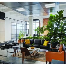 Luminaire LED de plafond à structure en carton recyclé | Opticlip Terra