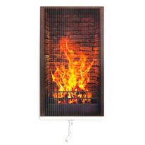 Chauffage rayonnant infrarouge d'appoint | Poster Éco-Chauffant 1PEC décor FEU