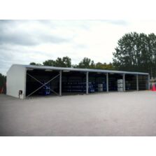 Hangar en kit galvanisé 740m² - Bardé 3 côtés