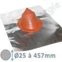 Sortie de toiture Versatuile 2000 Silicone rouge vulcanisé | ETANCO