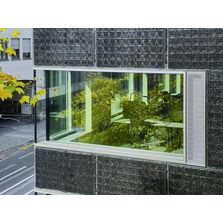 Façade vitrée double peau à cavité isolée et ventilée par air sec | Wictec Modul'Air