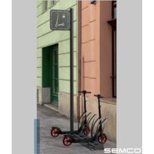 Range-trottinettes | Trotti’Parc en acier pour espaces publics