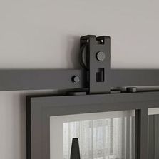 Ferrure de porte coulissante bois en acier trempé | Quadrat 1 - AC030112