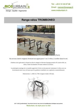 Range-vélos | TROMBONEO 