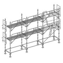 Échafaudage fixe pour façadiers, peintres et charpentiers | EFSSL80