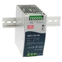 Alimentations AC/DC Rail DIN Sortie 24V dc à 10A avec Boîtier métallique | MEAN WELL SDR-240-24 